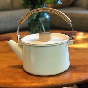 Kaico Japanese wood & enamel tea kettle